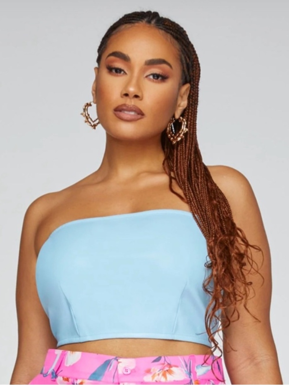 Fashion to Figure blue tube top NEW